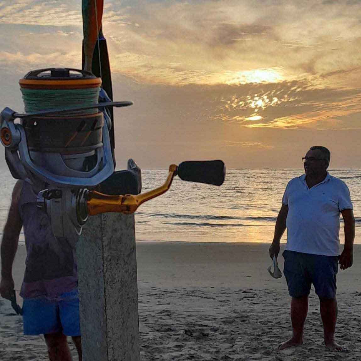 Fishing bivouac on a river mouth in Casamance