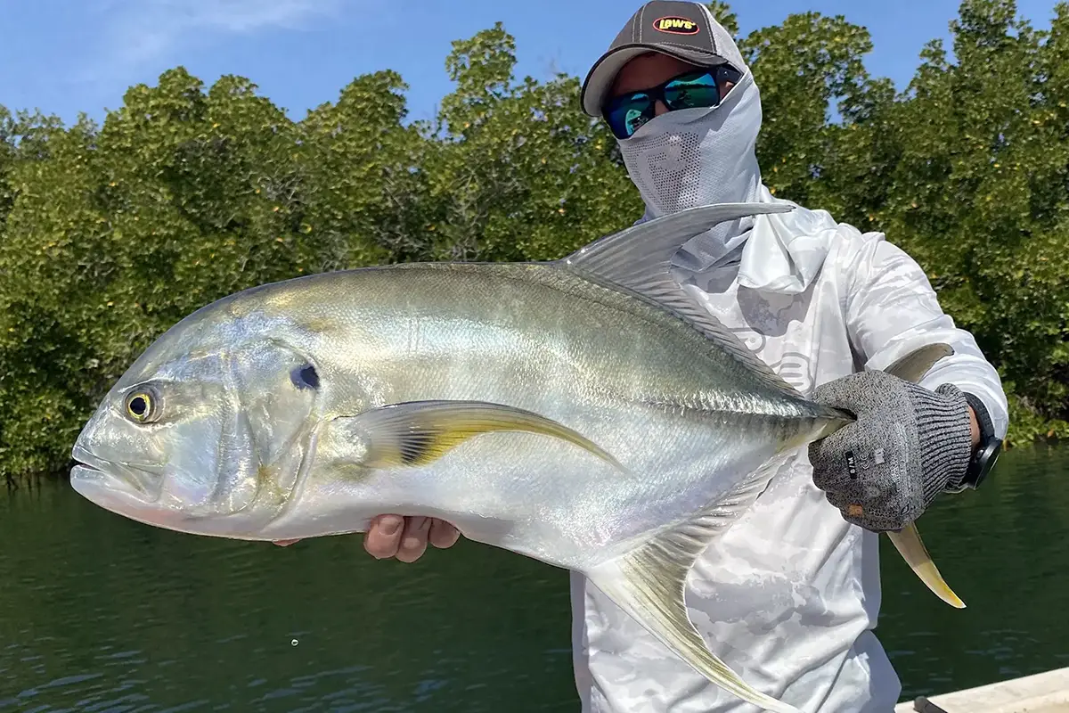 Jack caught during an all-inclusive fishing holiday in Casamance
