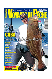 Couverture Voyages de Pêche août 2015 — article de Patrick Tourneur